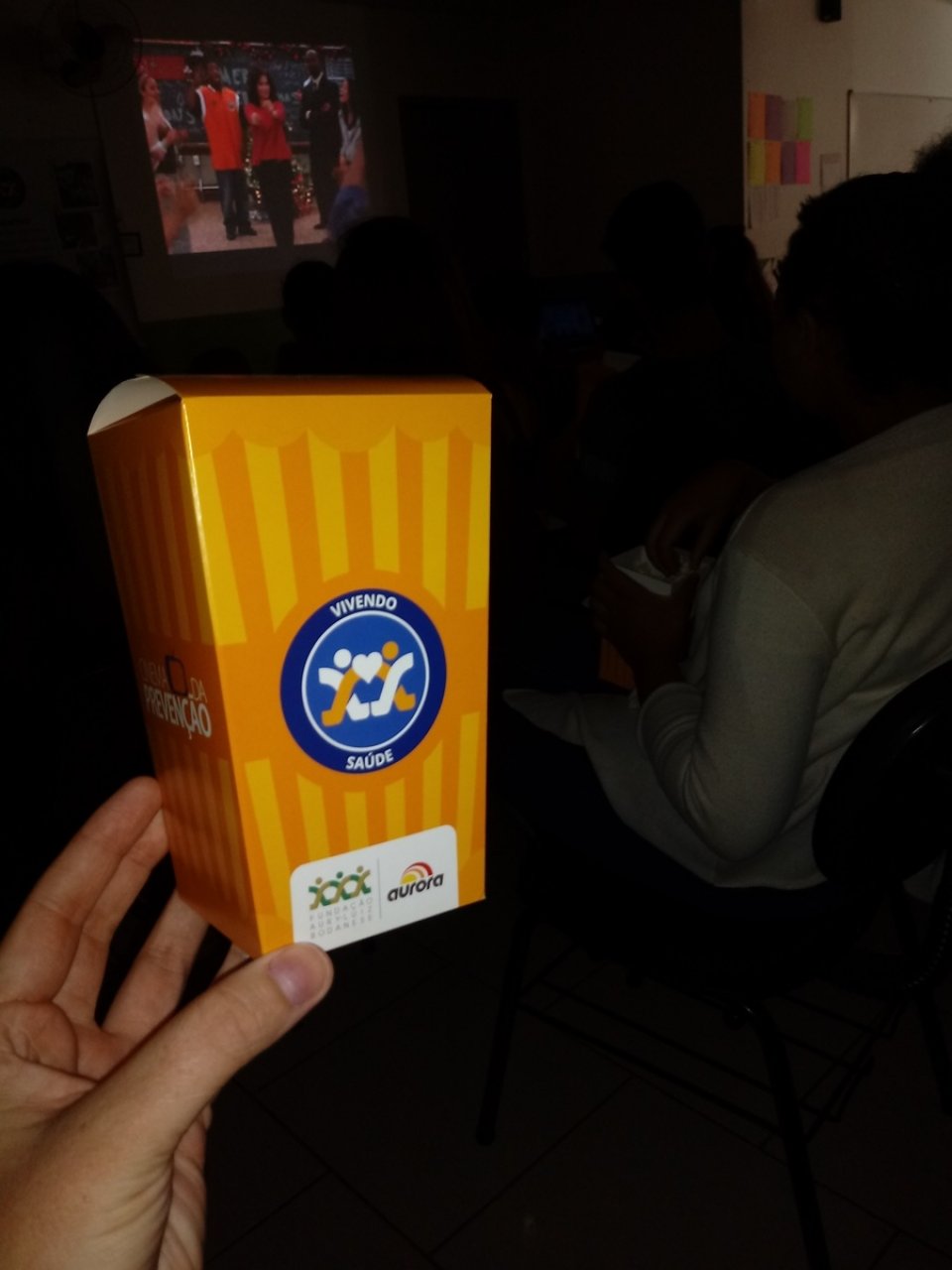 Cinema da Prevenção na Escola Padre Luiz Vigna de Sarandi/RS