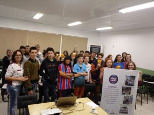 Cinema da Prevenção na Escola Padre Luiz Vigna de Sarandi/RS