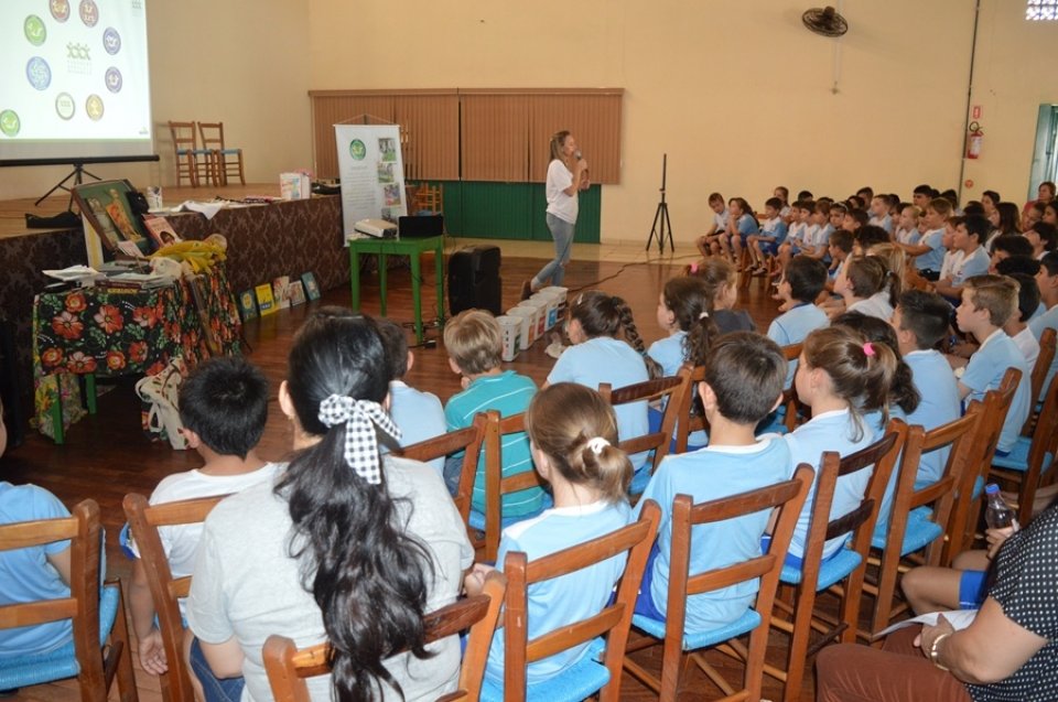 Ação de educação ambiental em União do Oeste/SC