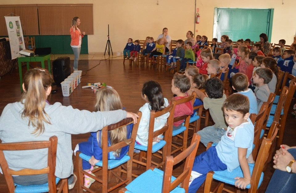 Ação de educação ambiental em União do Oeste/SC