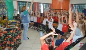 Roda de Leitura realiza atividade na escola Augusto Colatto em Xanxerê/SC