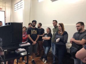 Alunos da Universidade Federal da Fronteira Sul/UFFS visitam o Centro de Memória Aury Luiz Bodanese