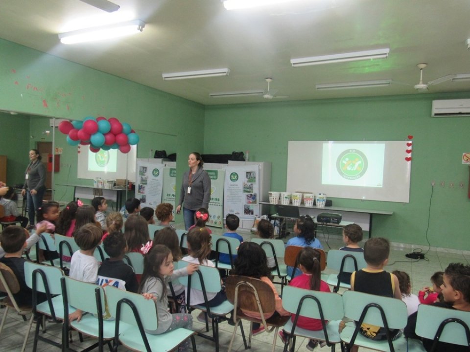 Eco Cooperação atende escolas em Sapucaia do Sul/RS