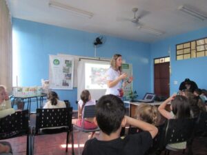 Educação ambiental na EMEB Alberto Santos Dumont em Sapucaia do Sul/RS