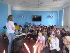 Educação ambiental na EMEB Alberto Santos Dumont em Sapucaia do Sul/RS