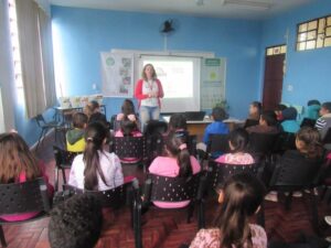 Educação ambiental na EMEB Alberto Santos Dumont em Sapucaia do Sul/RS