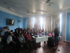 Educação ambiental na EMEB Alberto Santos Dumont em Sapucaia do Sul/RS