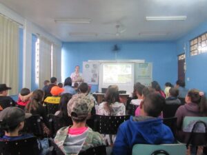 Educação ambiental na EMEB Alberto Santos Dumont em Sapucaia do Sul/RS
