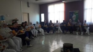 Jovens aprendizes das unidades Aurora de Chapecó e Guatambu participam do Cinema da Prevenção
