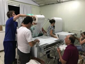 Voluntários realizam ação na APAE em Xaxim/SC