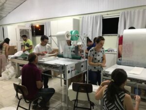 Voluntários realizam ação na APAE em Xaxim/SC