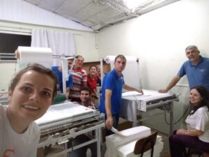 Voluntários realizam ação na APAE em Xaxim/SC