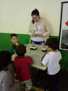 Multiplicadores levam educação ambiental para alunos de escola municipal em São Miguel do Oeste/SC