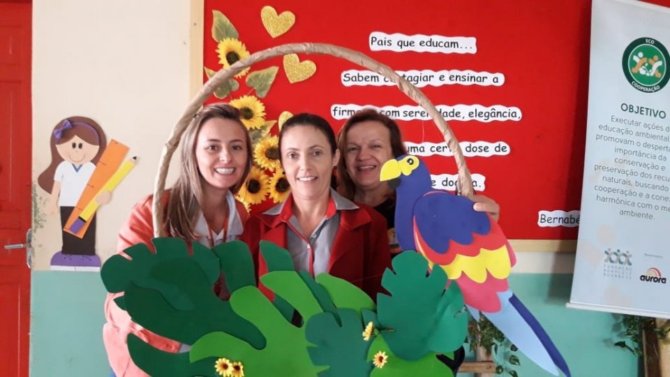 Eco Cooperação leva educação ambiental para estudantes da rede pública em Palmitos/SC