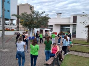 Eco Cooperação e Roda de Leitura realizam atividade no Residencial Real Class Ville em Chapecó/SC