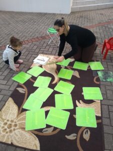 Eco Cooperação e Roda de Leitura realizam atividade no Residencial Real Class Ville em Chapecó/SC