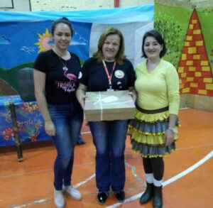 Programa Roda de Leitura participa de evento em escolas do município de Palmitos/SC