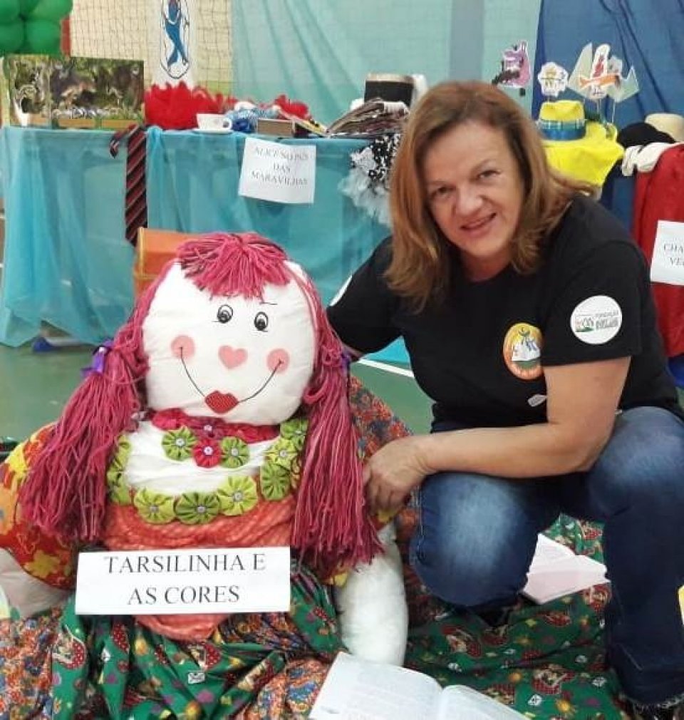 Programa Roda de Leitura participa de evento em escolas do município de Palmitos/SC