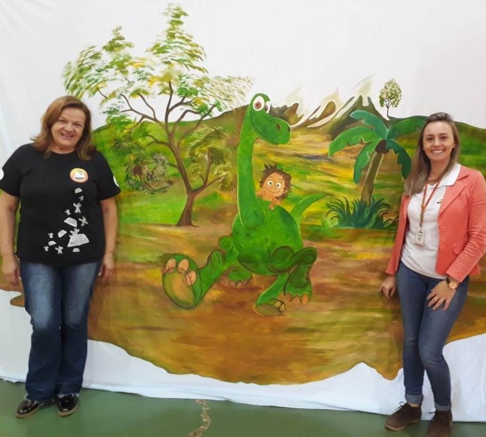 Programa Roda de Leitura participa de evento em escolas do município de Palmitos/SC