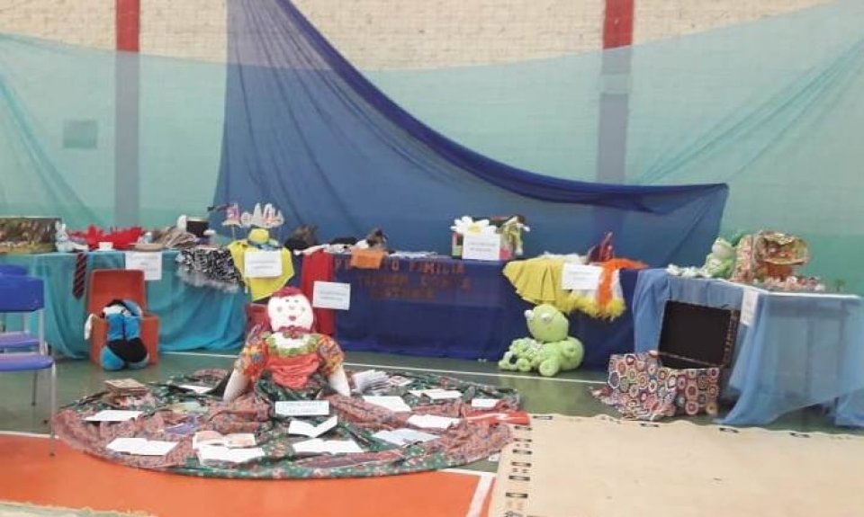 Programa Roda de Leitura participa de evento em escolas do município de Palmitos/SC