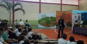 Programa Roda de Leitura participa de evento em escolas do município de Palmitos/SC