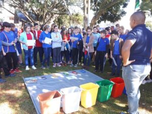 Multiplicadores do programa Eco Cooperação realizam ação em Cunha Porã/SC