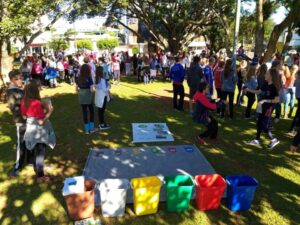 Multiplicadores do programa Eco Cooperação realizam ação em Cunha Porã/SC