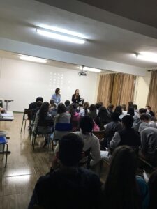 Multiplicadores do programa Vivendo Saúde realizam Cinema da Prevenção em Águas de Chapecó/SC