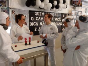 Multiplicadores do programa Vivendo Saúde realizam ação em unidade Aurora de Sarandi/RS