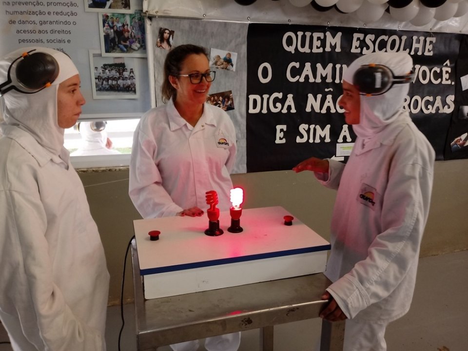 Multiplicadores do programa Vivendo Saúde realizam ação em unidade Aurora de Sarandi/RS