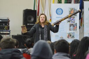 Roda de Leitura realização ação para escolas em Engenho Velho/RS