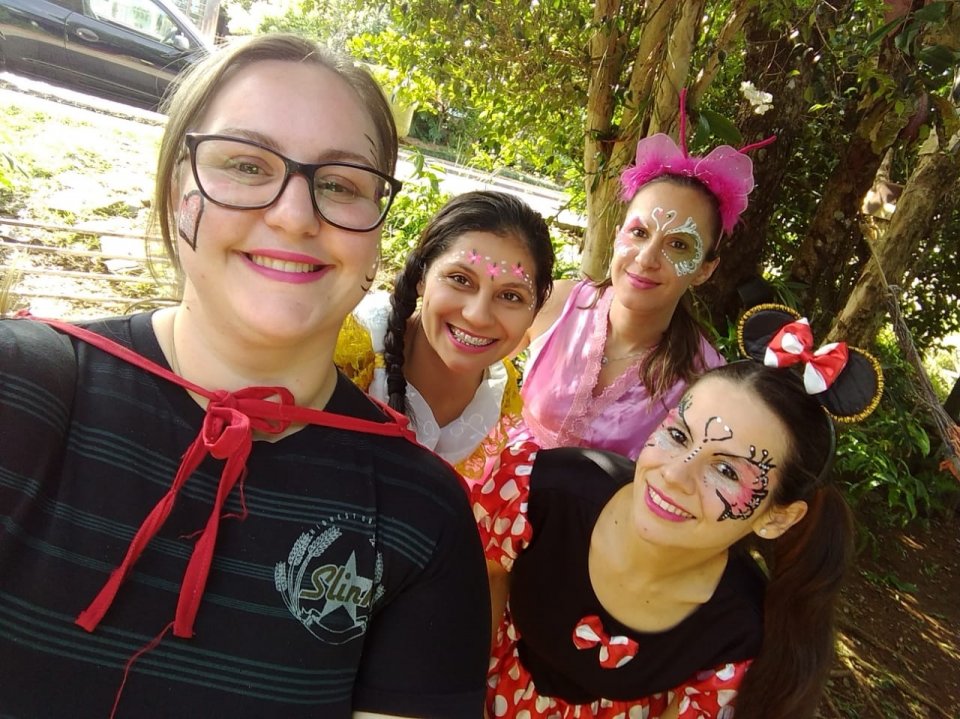 Multiplicadores do programa Roda de Leitura realizam atividade em São Miguel do Oeste