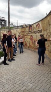 Alunos do projeto Liderança Comunitária conhecem a Fundação Aury Luiz Bodanese