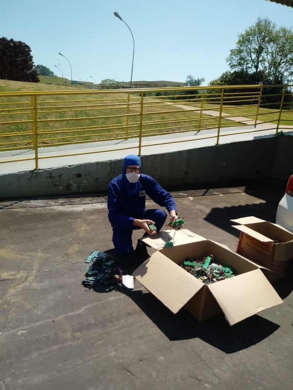 Unidade de Cunha Porã participa da Campanha Recicla CDL