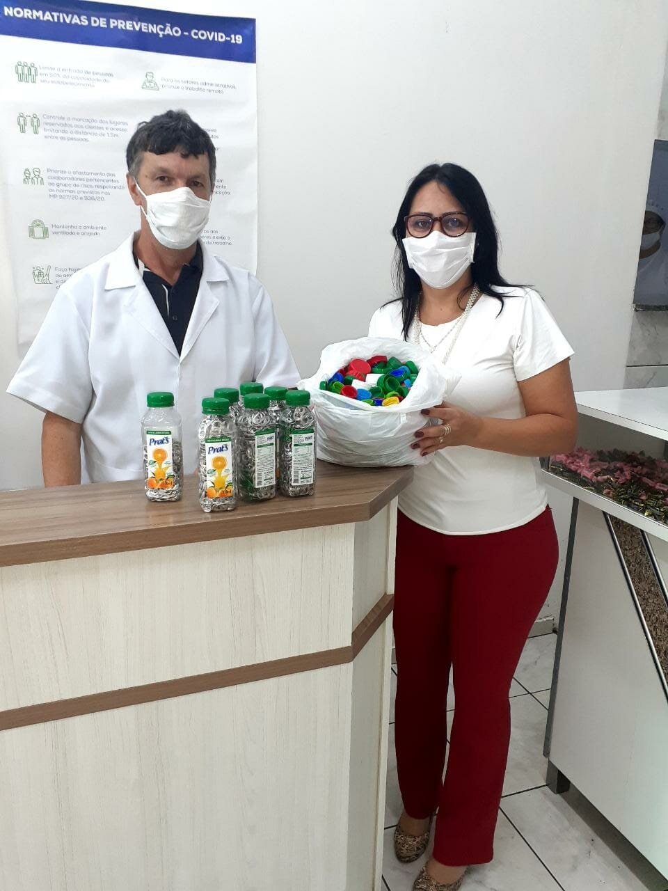 Projeto Tampinha Voluntária tem novos parceiros na comunidade