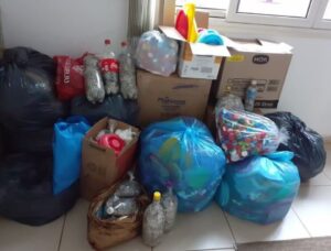 Voluntários de Quilombo se engajam em campanhas de logística reversa