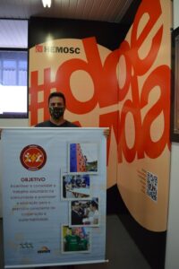 Voluntários de Abelardo Luz realizam doação de sangue no Hemosc Chapecó