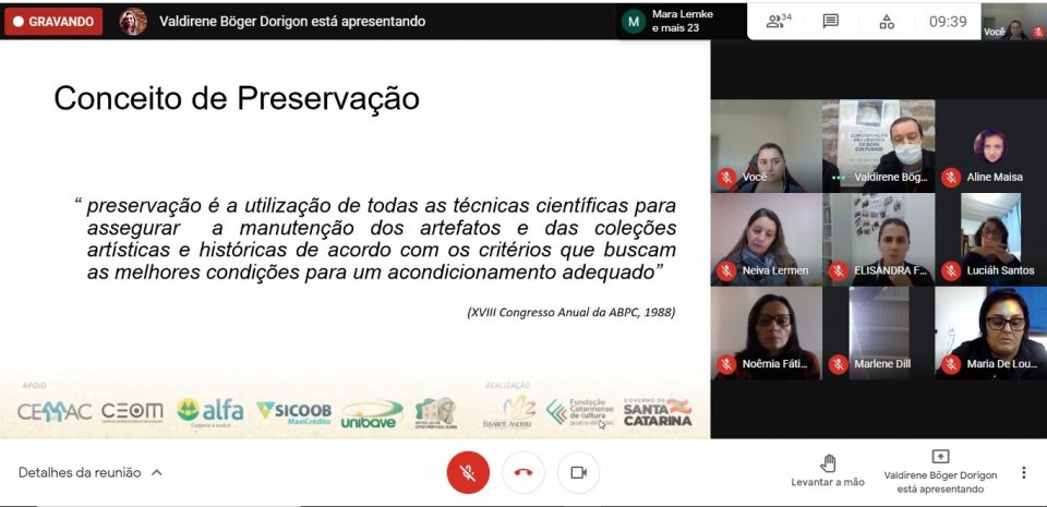 Centro de Memória participa do Curso de Conservação Preventiva de Bens Culturais