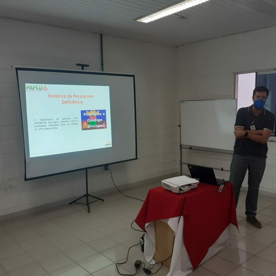 Sensibilização PAPCD em Itajaí (SC)