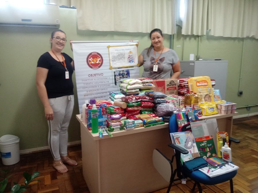 Voluntários de Sarandi/RS organizam a Folia Solidária