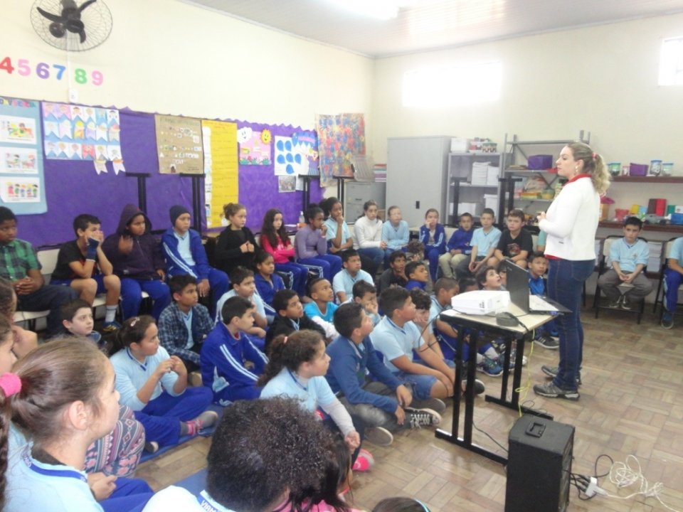 Inicio das atividades de Julho para A Turminha da Reciclagem/RS