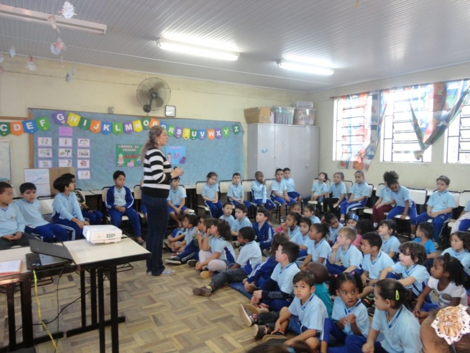 Inicio das atividades de Julho para A Turminha da Reciclagem/RS