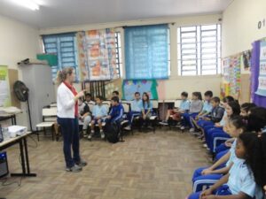 Inicio das atividades de Julho para A Turminha da Reciclagem/RS