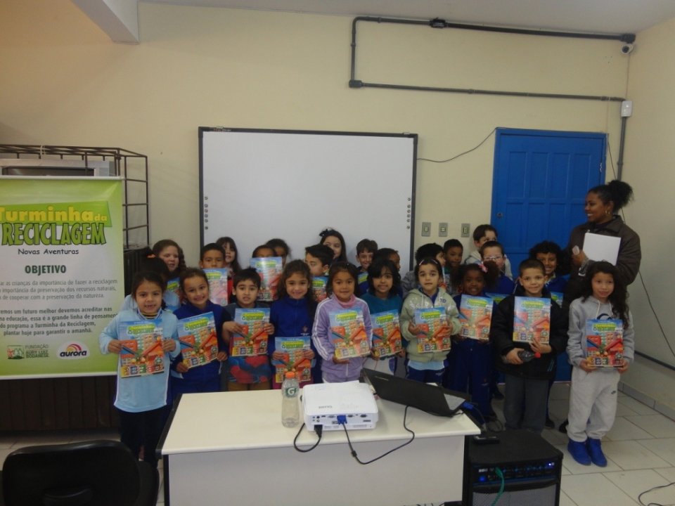 Inicio das atividades de Julho para A Turminha da Reciclagem/RS
