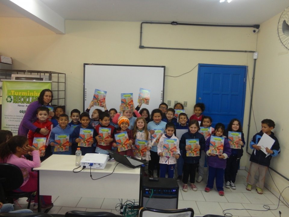 Inicio das atividades de Julho para A Turminha da Reciclagem/RS