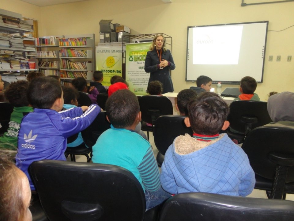 Inicio das atividades de Julho para A Turminha da Reciclagem/RS
