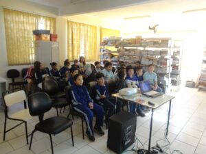 A Turminha da Reciclagem/RS atende escolas no mês de Julho