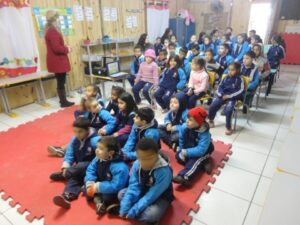 A Turminha da Reciclagem/RS realiza atividades antes do recesso escolar