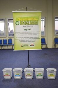 Ações de sensibilização ambiental em Chapecó