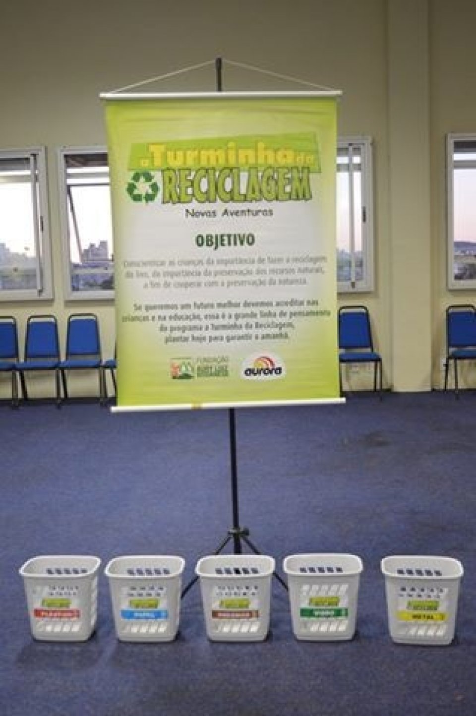 Ações de sensibilização ambiental em Chapecó